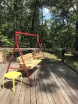 Waterfront home on a beautiful wooded, private1 acre lot on Sam Rayburn.