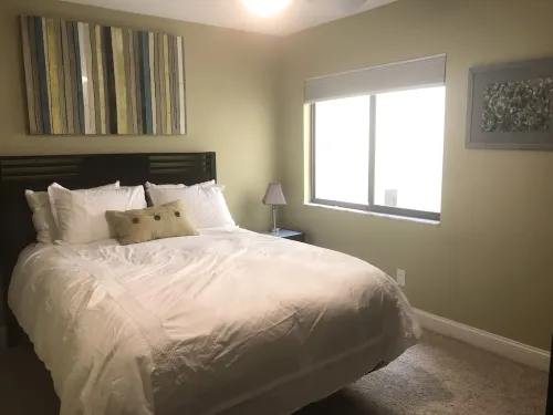 Watch dolphins from the living room and the Master Bedroom!