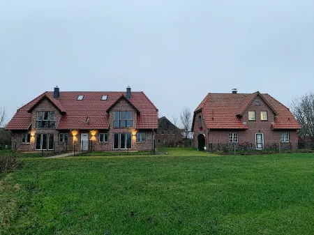 Pile dwelling apartment in "De Feerjenhusen" at Haubarg of Vollerwiek