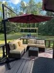 3 bedroom cabin in Chestertown with hot tub, fireplace, fire pit, wifi, and more