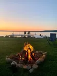 Lake Front, Lake Charlevoix, Large Park like setting. Hotels in Eveline Township