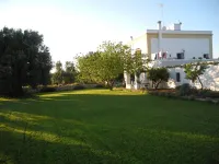 Old stables in historic farmhouse in panoramic position between sea and hills