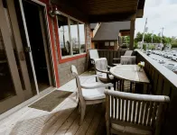 Stunning views of Leland Harbor & Fishtown, and sunsets between the Manitou's!