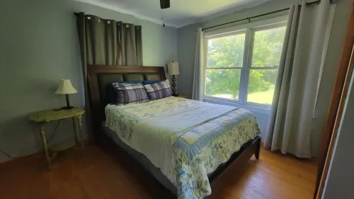 Riverfront fishing and floating getaway