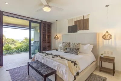 Oceanview upscale Punta Mita condo w/ breakfast cooking +6seat GolfCart included