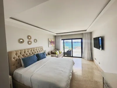 1 bedroom condo with big balcony in  hacienda samana bay....