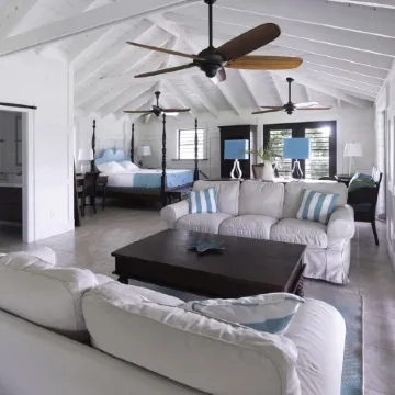 OWNERS' QUARTERS on the top of the house at AQUA VILLA ST. JOHN