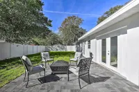 Chic Home w/ Fire Pit & Patio, Walk to Lake! - 3-Star