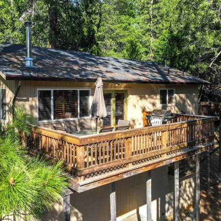 Cozy Mi-Wuk Village Cabin w/ Deck!