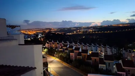 Charming penthouse ideal for couples. Overlooking the sea (800m and the mountains.