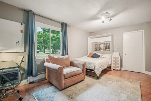 Lake front home for relocating, displaced and remote families