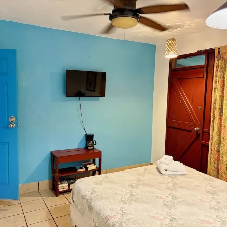 Bananas Vieques Guesthouse Room 7/Vibrant Area/Private/Steps from Caribbean