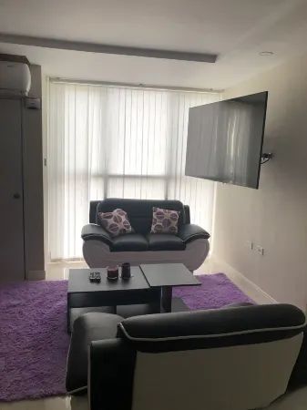 Our beautiful apartment is fully air conditioned with hot water