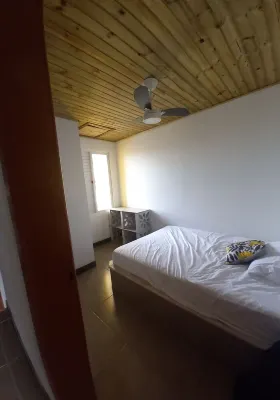 Stone slate house with balcony 180m from the beach