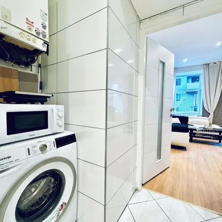 Comfy 1BR Apt Near Praterstern Отели рядом с достопримечательностью «Гора Каленберг»