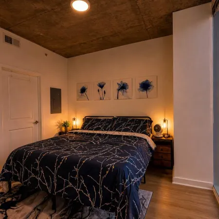 Midtown Atlanta 1BR Skyline Balcony Corner Condo by Piedmont Park | Luxe Pad