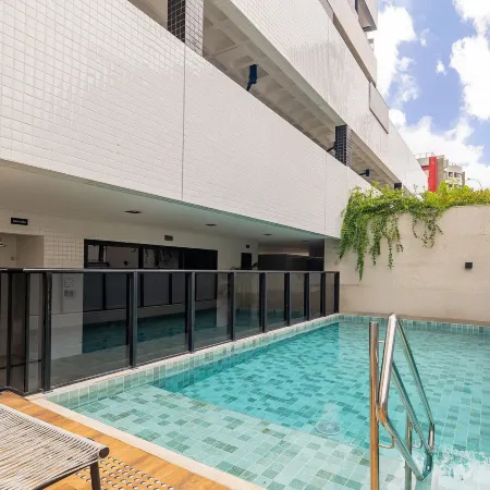 Apt with Balcony and Sea View, Maceió HIG1003