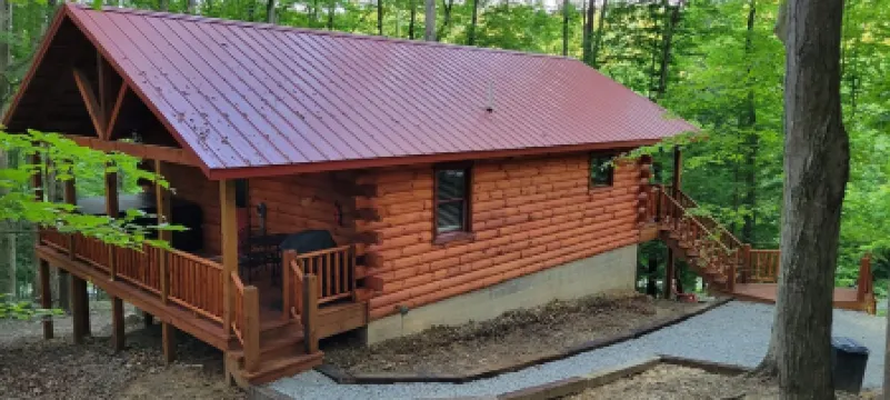 Beech View Haven- Custom Log Home in Hocking Hills