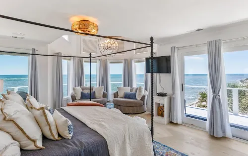 Luxe on the OCEAN w/ limo cart, firepit, paddle boards, pingpong, bikes, pets ok