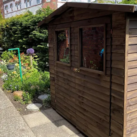 Modern 2 room apartment, 1st Floor separately in a family house, location close to the city