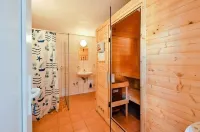 3- room ground floor apartment in the coastal forest, not far from the beach with sauna