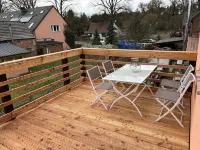 Neue Wohnung im Spargeldorf Schäpe mit Großem Südwest Sonnenbalkon Hotels in Beelitz