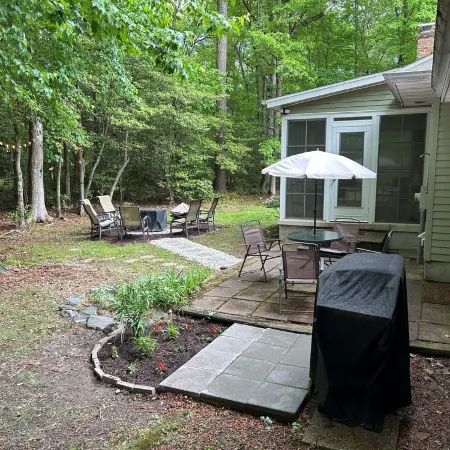 Private and pet-friendly, with game room and upgraded kitchen