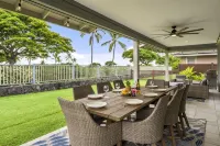 4 bedroom/ 3 bath luxury home with A/C, steps to community pool, oceanview