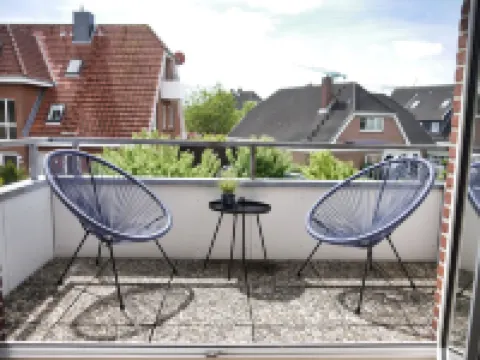 Vacation apartment with balcony near the family lagoon