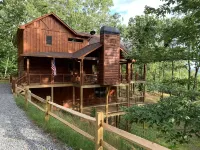 Cozy Comfort meets Luxury Amenities in Mountain-View Retreat w 3 brms & 3 frplcs