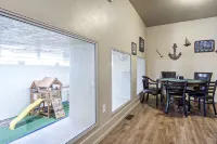 The "Big House" with.. Indoor Basketball, Trampoline and Play set, Theater Room