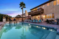 Near Coachella Festival, 5min walk 2 BNP Paribas, pool spa, 7bdrm, mountain view
