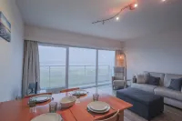 Studio by the Sea in Belgium with Beach Access - balcony