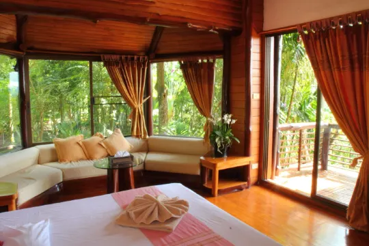 ห้องจูเนียร์สวีทพร้อมวิวภูเขา