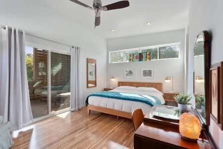 Charming Outdoor Patios and Mid-Century Style - Unique Fayetteville Haven