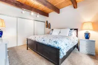 Forest-view cabin with woodstove & furnished deck - walk to golf course