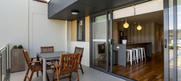 Kangaroo Bay Apartments Отели в г. Хобарт
