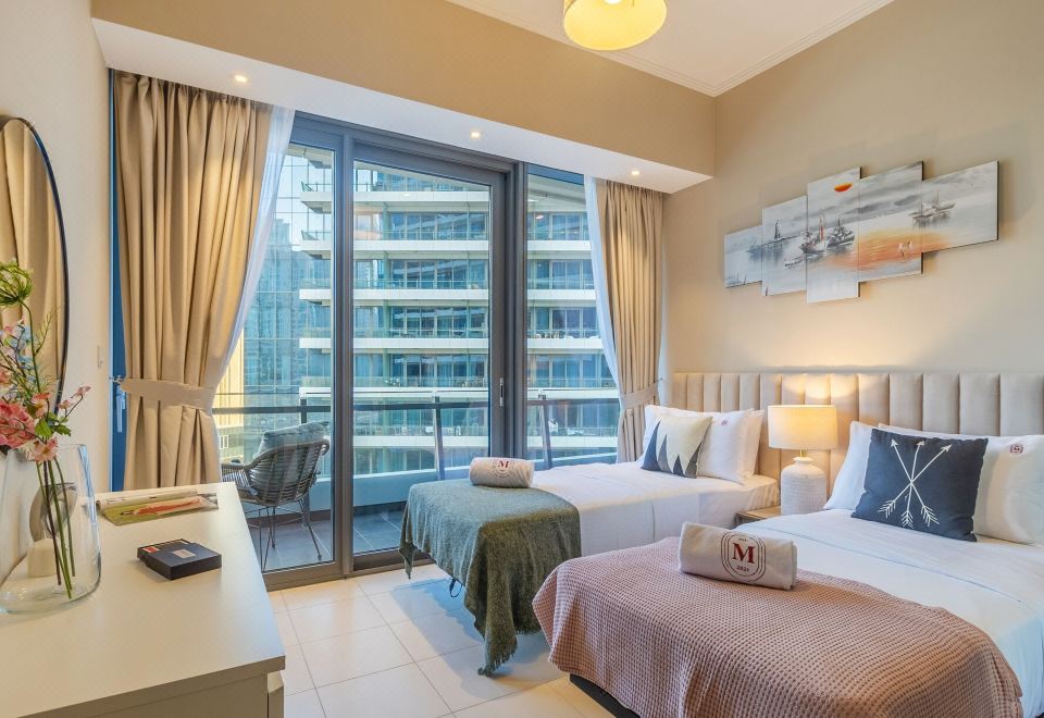 스타일리시 마리나 프론트 2-베드룸 내부