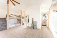 New barndominium with a theater room, AC, large gourmet kitchen with views