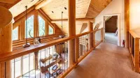 Luxurious & spacious log cabin rental. Family friendly. Lots of amenities.