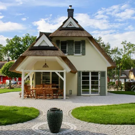 Vacation home "Zeitlos": office, sauna, fireplace up to 6 persons - in 350m beach & Bodden