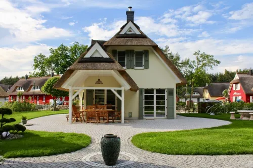 Vacation home "Zeitlos": office, sauna, fireplace up to 6 persons - in 350m beach & Bodden