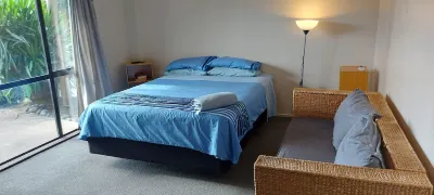 Sanctuary in your 2 bedroom unit. Safe parking directly outside. Pool & cabana.