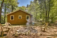 Pet-Friendly Cabin w/ Fire Pit, BBQ & Great Deck!