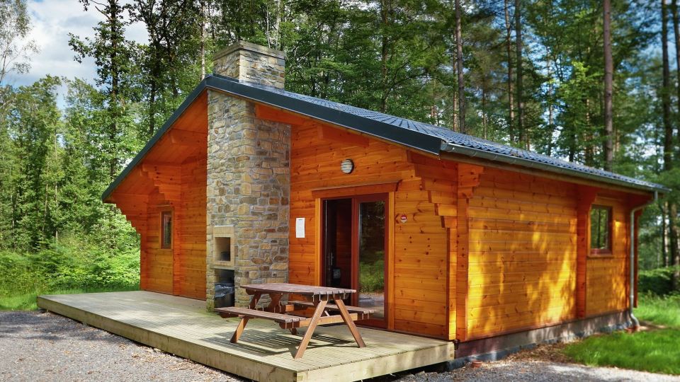 Chalet in Belgium with Cozy Wood Interior