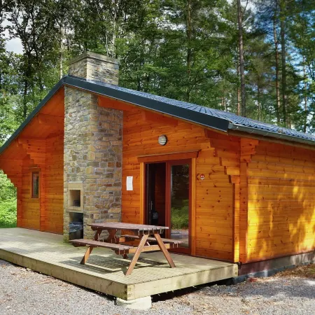 Chalet in Belgium with Cozy Wood Interior