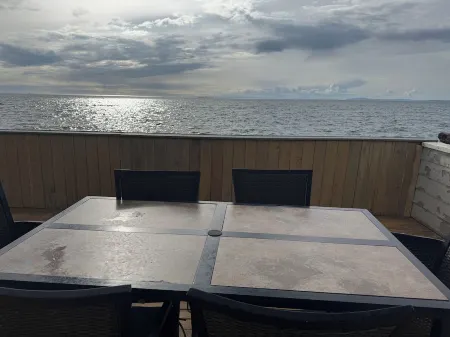 Waterfront property right at the beach