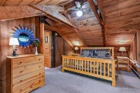 New Song Appalachian Chink Style Cabin Features Foosball and Air Hockey Table by RedAwning