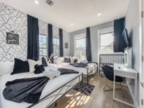 Stylish Secret: 1 FREE parking + walk to train & Redbull Arena, Sleep8, 20%OFF ハリソンのホテル