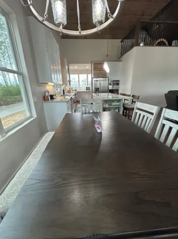 Non-smoking lake house with private beach, dock and kayaks